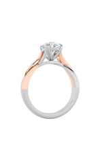 Load image into Gallery viewer, 2CTW Oval Shaped Lab Grown Diamond (F/VS) Solitaire Engagement Ring in 14K Gold
