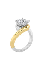 Load image into Gallery viewer, 2CTW Round Shaped Lab Grown Diamond (F/VS) Solitaire Engagement Ring in 14K Gold
