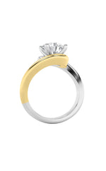 Load image into Gallery viewer, 2CTW Round Shaped Lab Grown Diamond (F/VS) Solitaire Engagement Ring in 14K Gold
