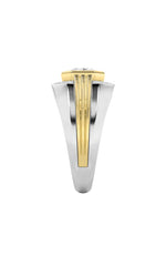 Load image into Gallery viewer, 3CTW Asscher Shaped Lab Grown Diamond (F/VS) Mens Ring in 14K Gold
