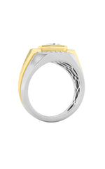 Load image into Gallery viewer, 3CTW Asscher Shaped Lab Grown Diamond (F/VS) Mens Ring in 14K Gold
