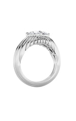 Load image into Gallery viewer, 2CTW Oval Shaped Lab Grown Diamond (F/VS) Fancy Solitaire Ring in 14K Gold

