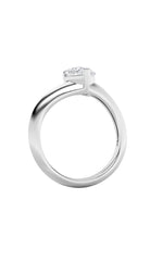 Load image into Gallery viewer, 1CTW Heart Shaped Lab Grown Diamond (F/VS) Heart Shaped Ring in 14K Gold
