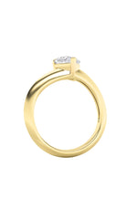 Load image into Gallery viewer, 1CTW Heart Shaped Lab Grown Diamond (F/VS) Heart Shaped Ring in 14K Gold
