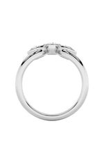 Load image into Gallery viewer, 1CTW Round Shaped Lab Grown Diamond (F/VS) Three Stone Ring in 14K Gold
