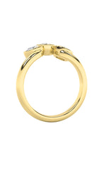 Load image into Gallery viewer, 1CTW Round Shaped Lab Grown Diamond (F/VS) Three Stone Ring in 14K Gold

