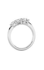 Load image into Gallery viewer, 1.5CTW Round Shaped Lab Grown Diamond (F/VS) Three Stone Ring in 14K Gold
