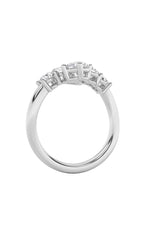 Load image into Gallery viewer, 2CTW Round Shaped Lab Grown Diamond (F/VS) Three Stone Ring in 14K Gold
