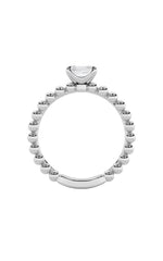 Load image into Gallery viewer, 0.5CTW Emerald Shaped Lab Grown Diamond (F/VS) Petite Solitaire Engagement Ring in 14K Gold
