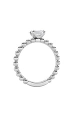 Load image into Gallery viewer, 0.5CTW Emerald Shaped Lab Grown Diamond (F/VS) Petite Solitaire Engagement Ring in 14K Gold
