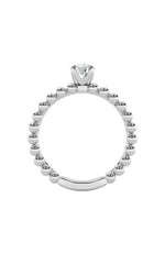 Load image into Gallery viewer, 0.5CTW Round Shaped Lab Grown Diamond (F/VS) Petite Solitaire Engagement Ring in 14K Gold
