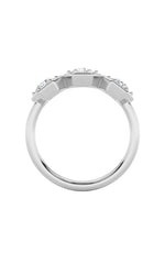 Load image into Gallery viewer, 1CTW Round Shaped Lab Grown Diamond (F/VS) Three Stone Ring in 14K Gold
