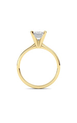 Load image into Gallery viewer, 2CTW Emerald Shaped Lab Grown Diamond Classic Solitaire Ring in 14K Gold (F/VS)
