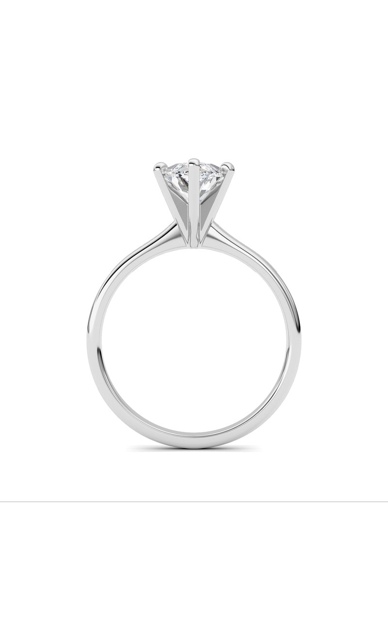 2CTW Marquise Shaped Lab Grown Diamond Classic Solitaire Ring in 14K Gold (F/VS)