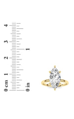 Load image into Gallery viewer, 2CTW Marquise Shaped Lab Grown Diamond Classic Solitaire Ring in 14K Gold (F/VS)

