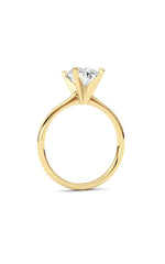 Load image into Gallery viewer, 1CTW Oval Shaped Lab Grown Diamond Classic Solitaire Ring in 14K Gold (F/VS)
