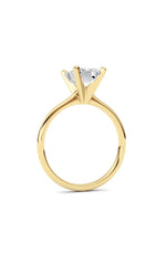 Load image into Gallery viewer, 2CTW Radiant Shaped Lab Grown Diamond Classic Solitaire Ring in 14K Gold (F/VS)
