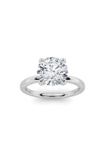 Load image into Gallery viewer, 2CTW Round Shaped Lab Grown Diamond Classic Solitaire Ring in 14K Gold (F/VS)
