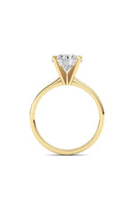 Load image into Gallery viewer, 2CTW Round Shaped Lab Grown Diamond Classic Solitaire Ring in 14K Gold (F/VS)
