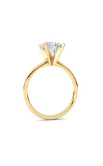 Load image into Gallery viewer, 2CTW Round Shaped Lab Grown Diamond Classic Solitaire Ring in 14K Gold (F/VS)

