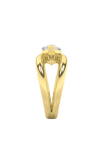 Load image into Gallery viewer, 2CTW Marquise Shaped Lab Grown Diamond (G/VS) East West Solitaire Fancy Ring in 14K Gold
