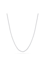 Load image into Gallery viewer, 10CTW Round Shaped Lab Grown Diamond (F/VS) Tennis Necklace in 14K White Gold
