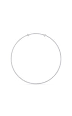 Load image into Gallery viewer, 15CTW Round Shaped Lab Grown Diamond (F/VS) Necklace in 14K White Gold
