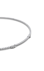 Load image into Gallery viewer, 15CTW Round Shaped Lab Grown Diamond (F/VS) Necklace in 14K White Gold
