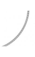 Load image into Gallery viewer, 20CTW Round Shaped Lab Grown Diamond (F/VS) Necklace in 14K White Gold
