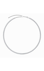 Load image into Gallery viewer, 15CTW Round Shaped Lab Grown Diamond (F/VS) Bezel Set Tennis Necklace in 14K White Gold
