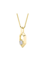 Load image into Gallery viewer, 0.25CTW Round Shaped Lab Grown Diamond (F/VS) Fancy Pendant in 14K White Gold
