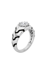 Load image into Gallery viewer, 1.5CTW Round Shaped Lab Grown Diamond (F/VS) Mens Ring in 14K White Gold
