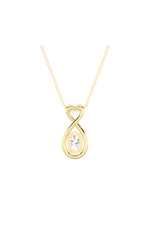 Load image into Gallery viewer, 1CTW Oval Shaped Lab Grown Diamond (G/VS) Fancy Solitaire Pendant in 14K Gold

