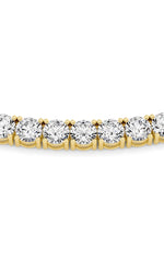Load image into Gallery viewer, 20CTW Round Shaped Lab Grown Diamond (F/VS) Necklace in 14K White Gold
