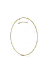 Load image into Gallery viewer, 20CTW Round Shaped Lab Grown Diamond (F/VS) Necklace in 14K White Gold
