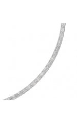 Load image into Gallery viewer, 34CTW Emerald Shaped Lab Grown Diamond Tennis Necklace in 14K Gold (F/VS)
