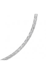 Load image into Gallery viewer, 40CTW Emerald Shaped Lab Grown Diamond Tennis Necklace in 14K Gold (F/VS)
