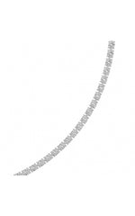 Load image into Gallery viewer, 12CTW Oval Shaped Lab Grown Diamond (F/VS) Necklace in 14K White Gold
