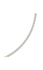 Load image into Gallery viewer, 12CTW Oval Shaped Lab Grown Diamond (F/VS) Necklace in 14K White Gold
