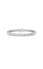 Load image into Gallery viewer, 15CTW Round Shaped Lab Grown Diamond Tennis Bracelet in 14K Gold (F/VS)
