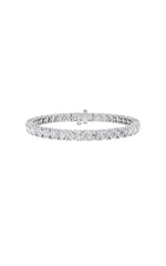 Load image into Gallery viewer, 15CTW Round Shaped Lab Grown Diamond Tennis Bracelet in 14K Gold (F/VS)
