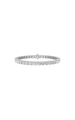 Load image into Gallery viewer, 9CTW Round Shaped Lab Grown Diamond (F/VS) Bracelet in 14K White Gold
