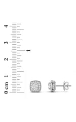 Load image into Gallery viewer, 2CTW Round Shaped Lab Grown Diamond (F/VS) Halo Stud Earrings in 14K Gold
