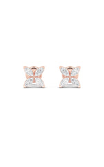 Load image into Gallery viewer, 1.5CTW Marquise Shaped Lab Grown Diamond (G/VS) Flower Earrings in 14K Gold
