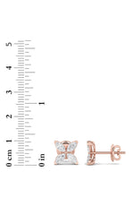Load image into Gallery viewer, 1.5CTW Marquise Shaped Lab Grown Diamond (G/VS) Flower Earrings in 14K Gold
