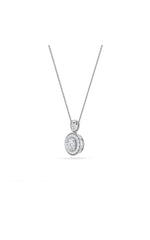 Load image into Gallery viewer, 0.75CTW Round Shaped Lab Grown Diamond (F/VS) Halo Pendant in 14K Gold
