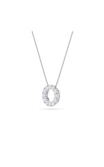 Load image into Gallery viewer, 2CTW Round Shaped Lab Grown Diamond (F/VS) Circle Pendant in 14K Gold
