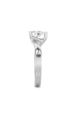 Load image into Gallery viewer, 2CTW Pear Shaped Lab Grown Diamond (F/VS) Bypass Shank Engagement Ring in 14K Gold
