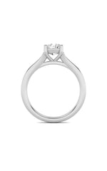 Load image into Gallery viewer, 1CTW Round Shaped Lab Grown Diamond (F/VS) Split Shank Solitaire Engagement Ring in 14K Gold

