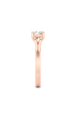Load image into Gallery viewer, 1CTW Round Shaped Lab Grown Diamond (F/VS) Split Shank Solitaire Engagement Ring in 14K Gold
